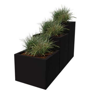 Gepoedercoat staal plantenbak Miami special III 50