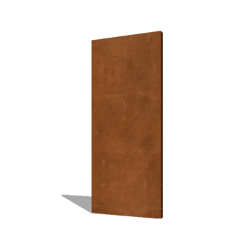 Cortenstaal paneel basis 80 x 6 x 190 cm