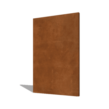 Cortenstaal paneel basis 120 x 6 x 190 cm