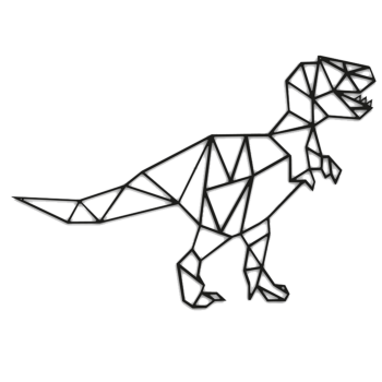Metalen wanddecoratie Dinosaur *OP=OP