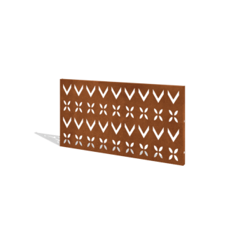 Cortenstaal schutting H paneel V 120 x 63,3 cm