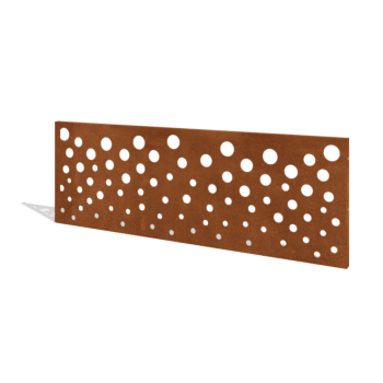 Cortenstaal schutting H paneel B 180 x 63,3 cm