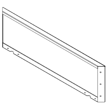 Cortenstaal paneel 30 x 100 cm