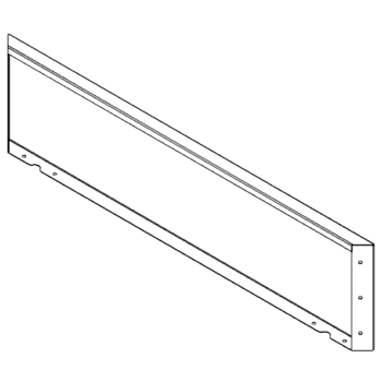 Cortenstaal paneel 30 x 120 cm