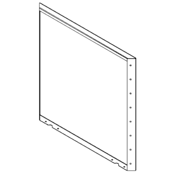 Cortenstaal paneel 80 x 80 cm