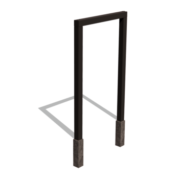 Gepoedercoat staal pergola recht 150 cm
