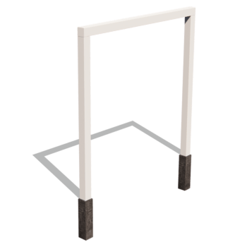 Gepoedercoat staal pergola recht 250 cm