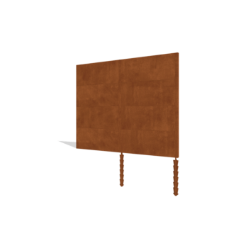 Cortenstaal schutting H4 set 252 cm