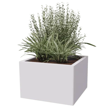 Stalen plantenbak - Vierkant - 60 x 60 cm