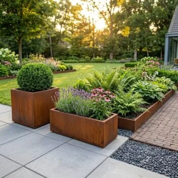 Cortenstaal plantenbak - Rechthoek - 120 x 60 x 40 cm - Zonder bodemplaat
