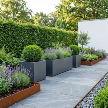 Stalen plantenbak - Vierkant - 100 x 100 x 60 cm - RAL9010 mat (wit) - Zonder bodemplaat