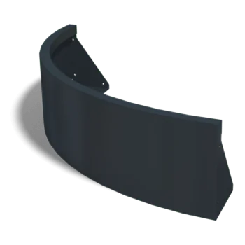 Stalen keerwand - Buitenbocht - 100 x 100 x 30 cm