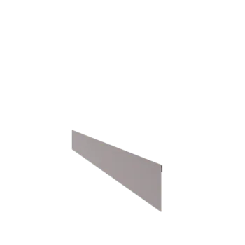 Verzinkt staal borderrand - Geplet - Hoogte 13 cm - 240 cm