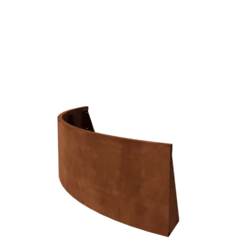 Cortenstaal keerwand - Buitenbocht - 150 x 150 x 50 cm