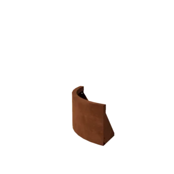 Cortenstaal keerwand - Buitenbocht - 50 x 50 x 30 cm