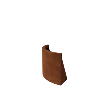 Cortenstaal keerwand - Buitenbocht - 50 x 50 x 40 cm