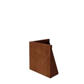 Cortenstaal keerwand - Buitenhoek - 50 x 50 x 50 cm