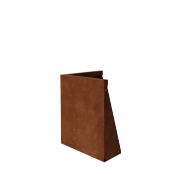 Cortenstaal keerwand - Buitenhoek - 50 x 50 x 60 cm