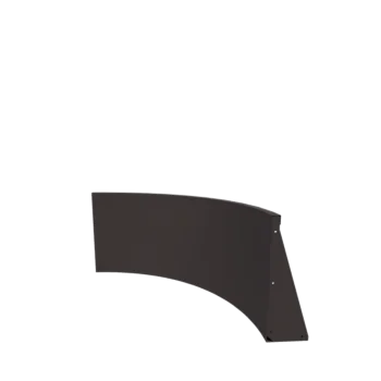 Stalen keerwand - Binnenbocht - 100 x 100 x 60 cm - Andere RAL kleur