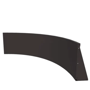 Stalen keerwand - Binnenbocht - 150 x 150 x 60 cm - Andere RAL kleur