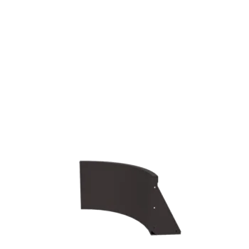 Stalen keerwand - Binnenbocht - 50 x 50 x 40 cm - RAL7016 mat (antraciet grijs)