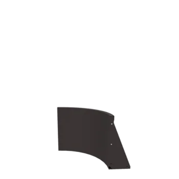 Stalen keerwand - Binnenbocht - 50 x 50 x 50 cm - RAL7016 mat (antraciet grijs)