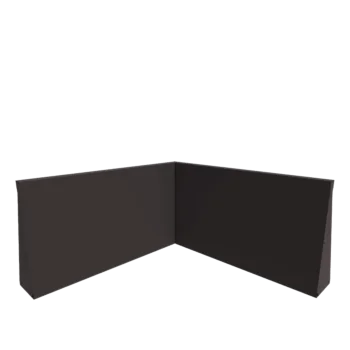 Stalen keerwand - Binnenhoek - 100 x 100 x 60 cm - Andere RAL kleur