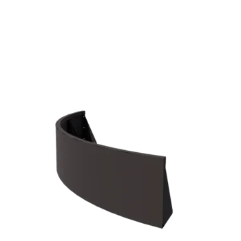 Stalen keerwand - Buitenbocht - 150 x 150 x 40 cm - Andere RAL kleur