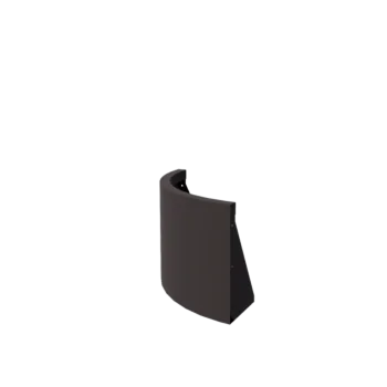 Stalen keerwand - Buitenbocht - 50 x 50 x 40 cm - Andere RAL kleur