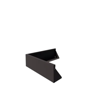 Stalen keerwand - Buitenhoek - 100 x 100 x 30 cm - Andere RAL kleur