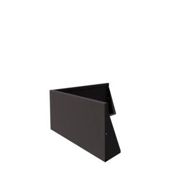 Stalen keerwand - Buitenhoek - 100 x 100 x 50 cm - Andere RAL kleur