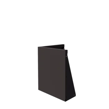 Stalen keerwand - Buitenhoek - 50 x 50 x 60 cm - Andere RAL kleur