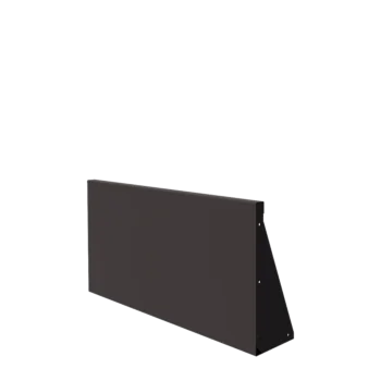 Stalen keerwand - Recht - 100 x 50 cm - Andere RAL kleur