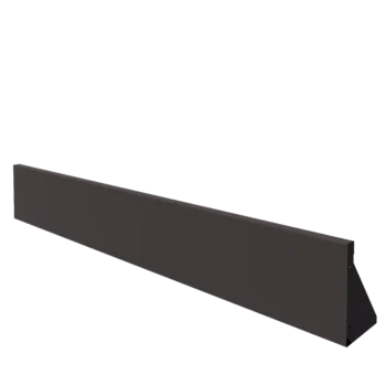 Stalen keerwand - Recht - 200 x 30 cm - RAL7016 mat (antraciet grijs)