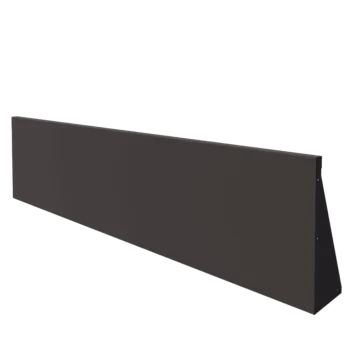 Stalen keerwand - Recht - 200 x 50 cm - Andere RAL kleur