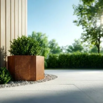 Cortenstaal plantenbak - Zeshoek - 199,3 x 173,2 x 100 cm - Zonder bodemplaat