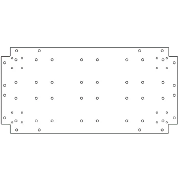 Verzinkt stalen bodemplaat - 40 x 80 cm