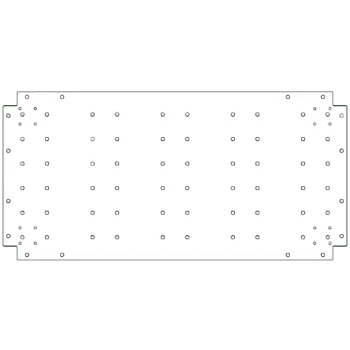 Verzinkt stalen bodemplaat - 50 x 100 cm