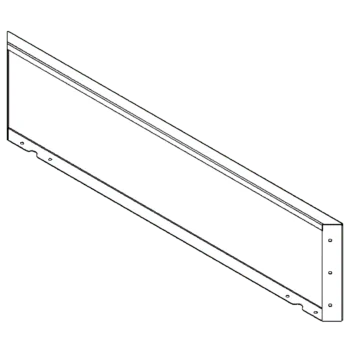 Cortenstaal plantenbak - paneel - 30 x 120 cm
