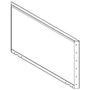 Cortenstaal plantenbak - paneel - 60 x 100 cm