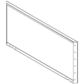 Cortenstaal plantenbak - paneel - 60 x 120 cm