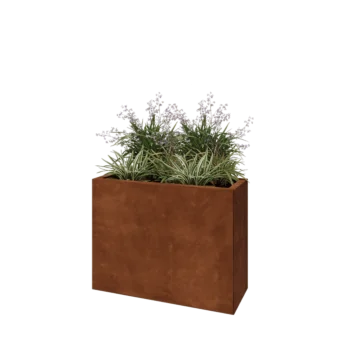 Cortenstaal plantenbak - Rechthoek - 80 x 30 x 60 cm - Zonder bodemplaat