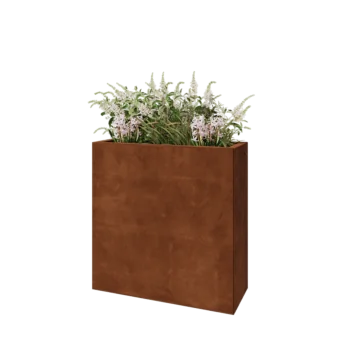Cortenstaal plantenbak - Rechthoek - 80 x 30 x 80 cm - Zonder bodemplaat