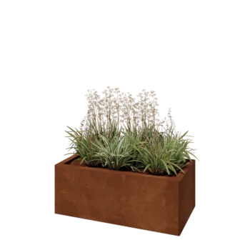 Cortenstaal plantenbak - Rechthoek - 80 x 40 x 30 cm - Zonder bodemplaat