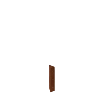 Cortenstaal plantenbak - Hoekstuk 90° - 30 cm