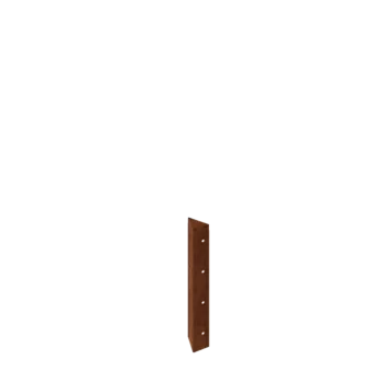 Cortenstaal plantenbak - Hoekstuk 90° - 40 cm