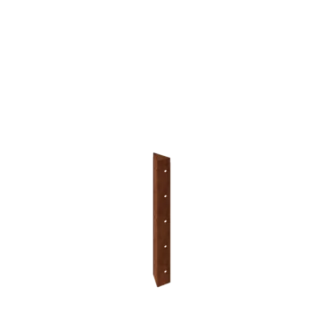 Cortenstaal plantenbak - Hoekstuk 90° - 50 cm