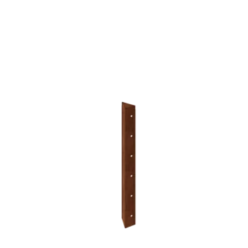 Cortenstaal plantenbak - Hoekstuk 90° - 60 cm