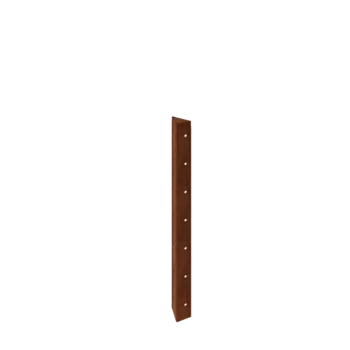 Cortenstaal plantenbak - Hoekstuk 90° - 70 cm