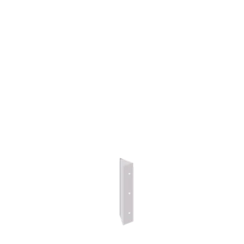 Stalen plantenbak - Hoekstuk 90° - 30 cm - RAL9010 mat (wit)